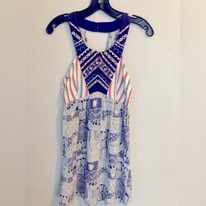 Anthropologie sundress flying tomato Aztec boho dress s small